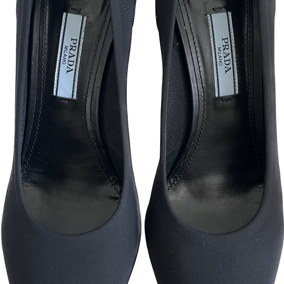 【PRADA】Black Tessa Tech Pointed Pump 36.5(23.5cm) - Picture 4 of 6